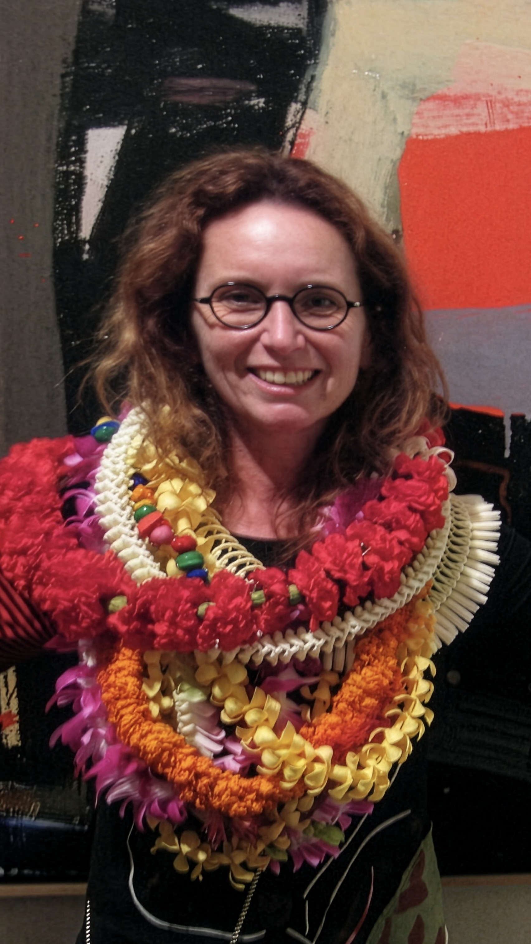 Lauren Okano is the artist behind "Kintsugi Joy," an exhibit of paintings at the Downtown Art Center.