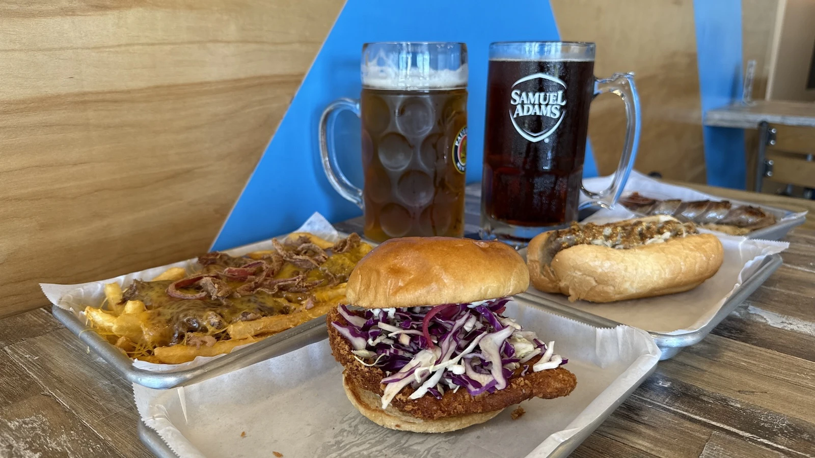 pork schnitzel sandwich