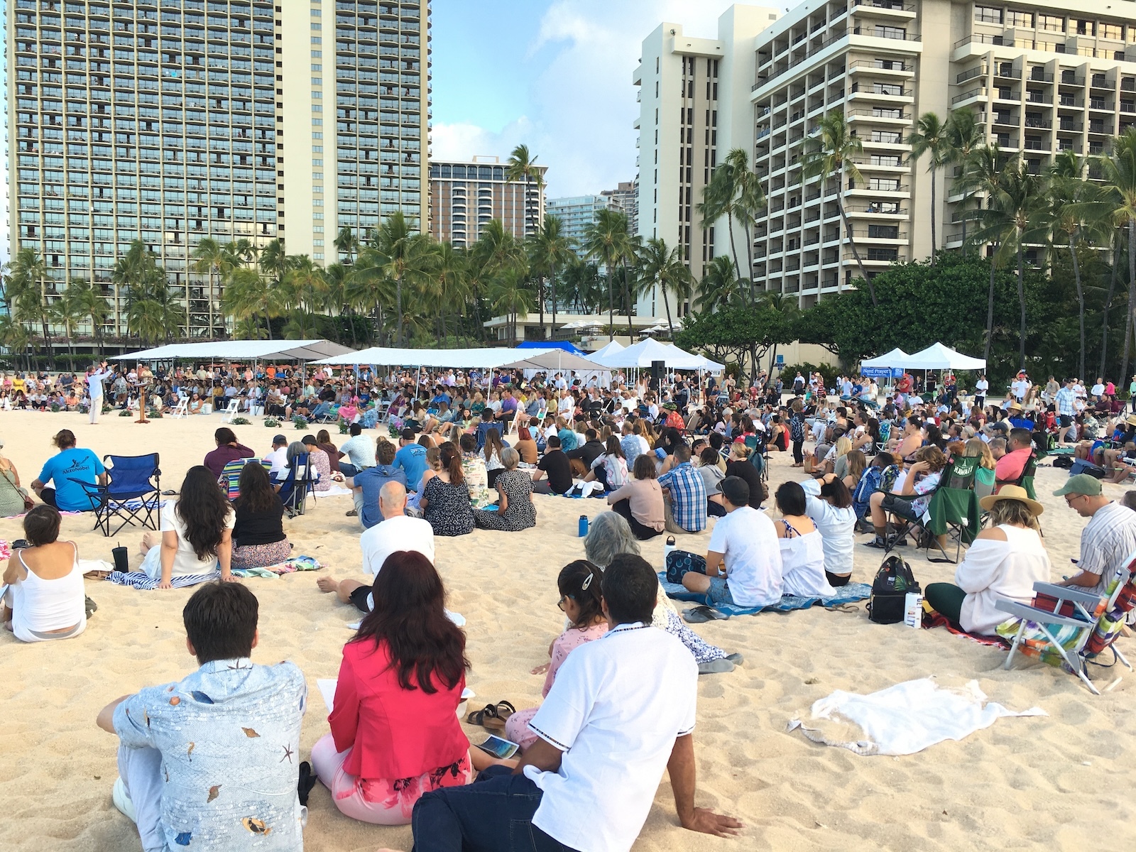 Church on the beach.
