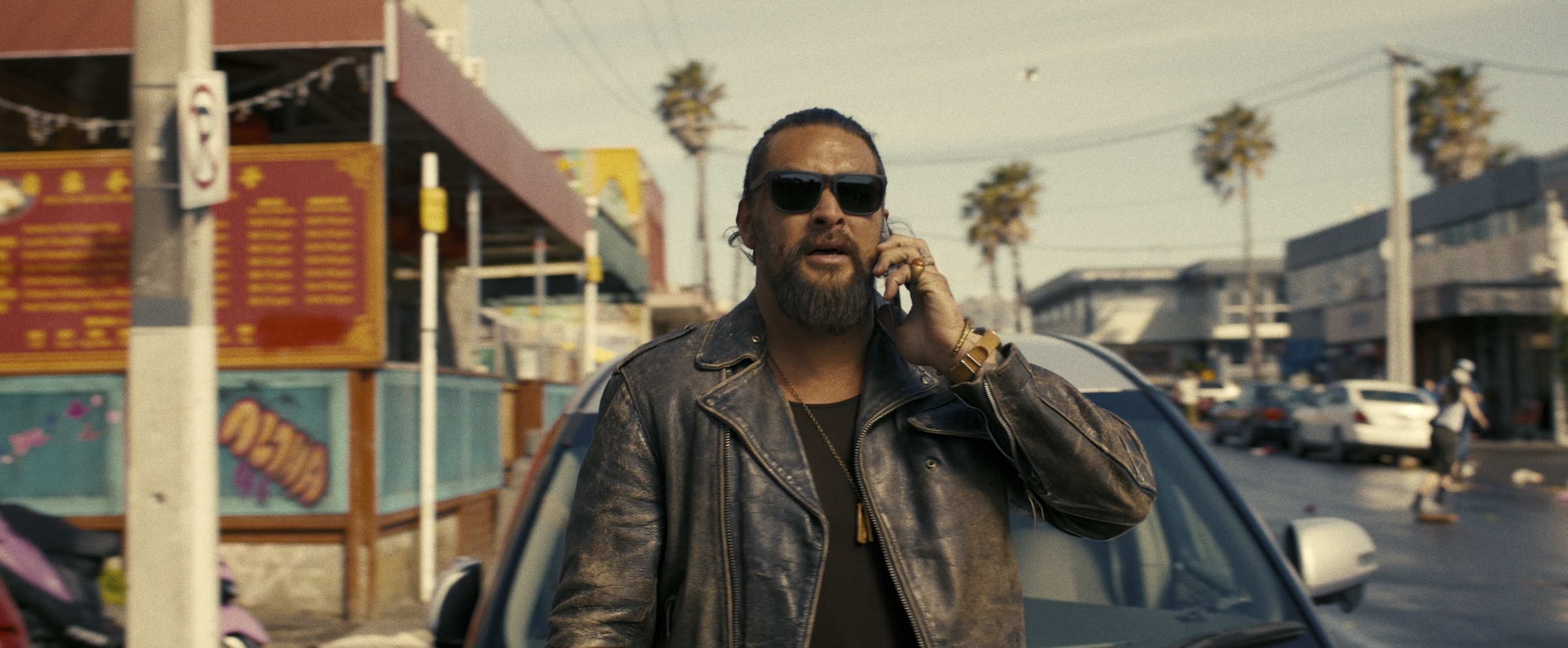 Jason Momoa, who stars in "The Wrecking Crew," recently appeared in "Chief of War," an Apple TV+ series released in 2025.