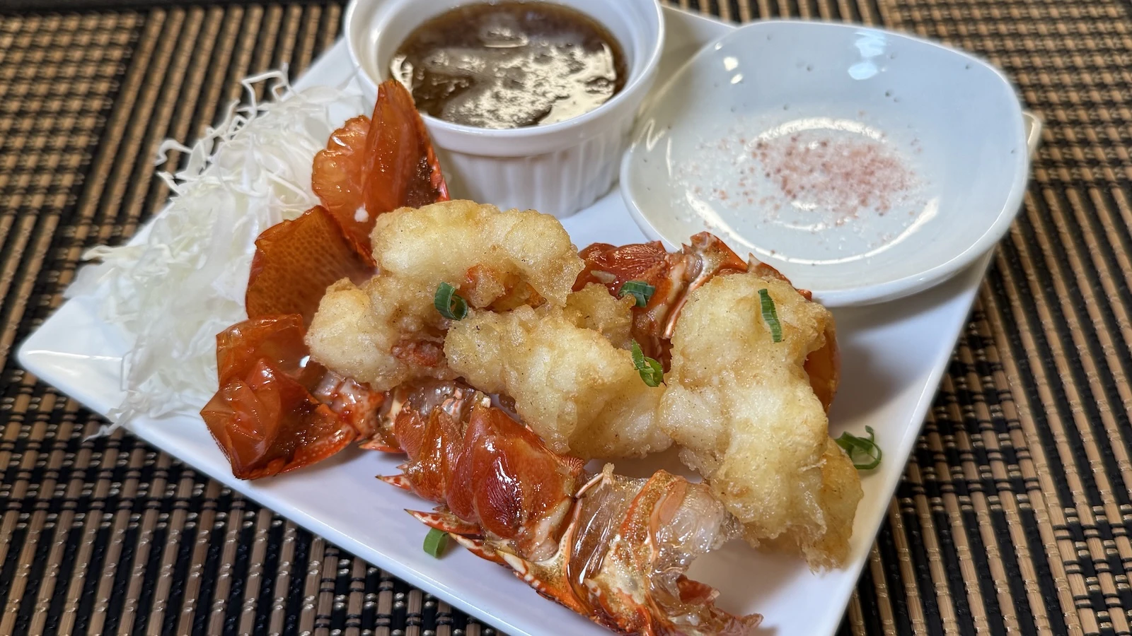 lobster tail tempura