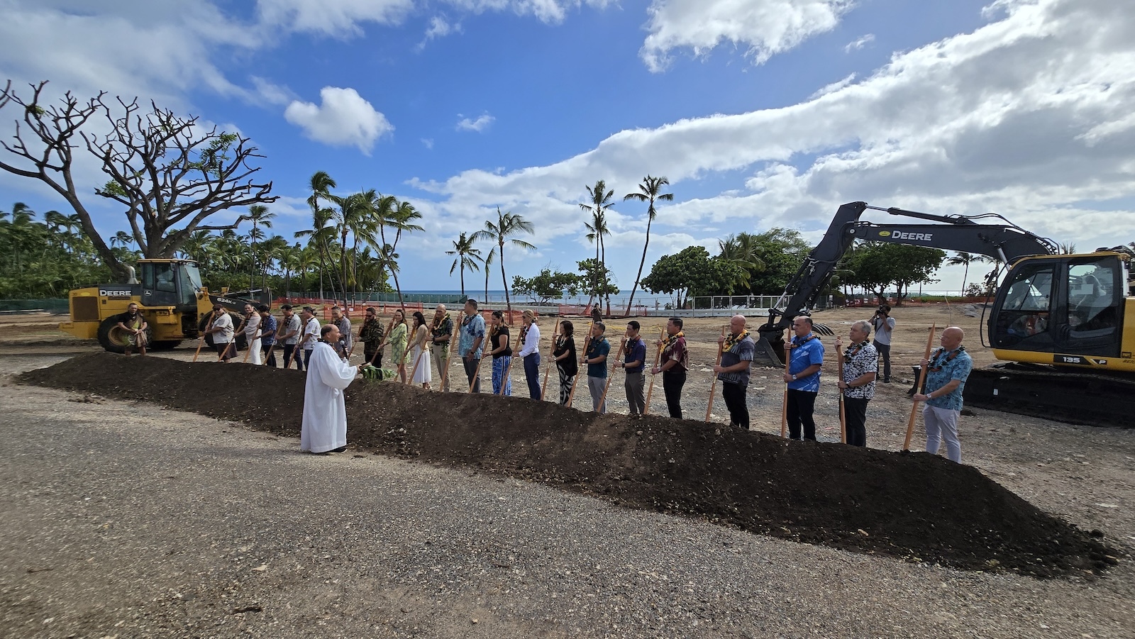 Cove Campbell Kobayashi LLC is working to redevelop a 10.85-acre oceanfront property adjacent to the Ko Olina resort area in to a mixed-use entertainment, dining and shopping venue and community gathering place called Waianiani at The Cove. A blessing ceremony for the project was held May 21.
