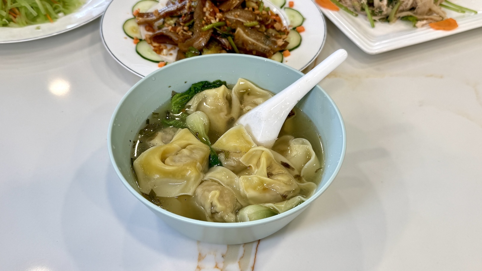 wontons in soup