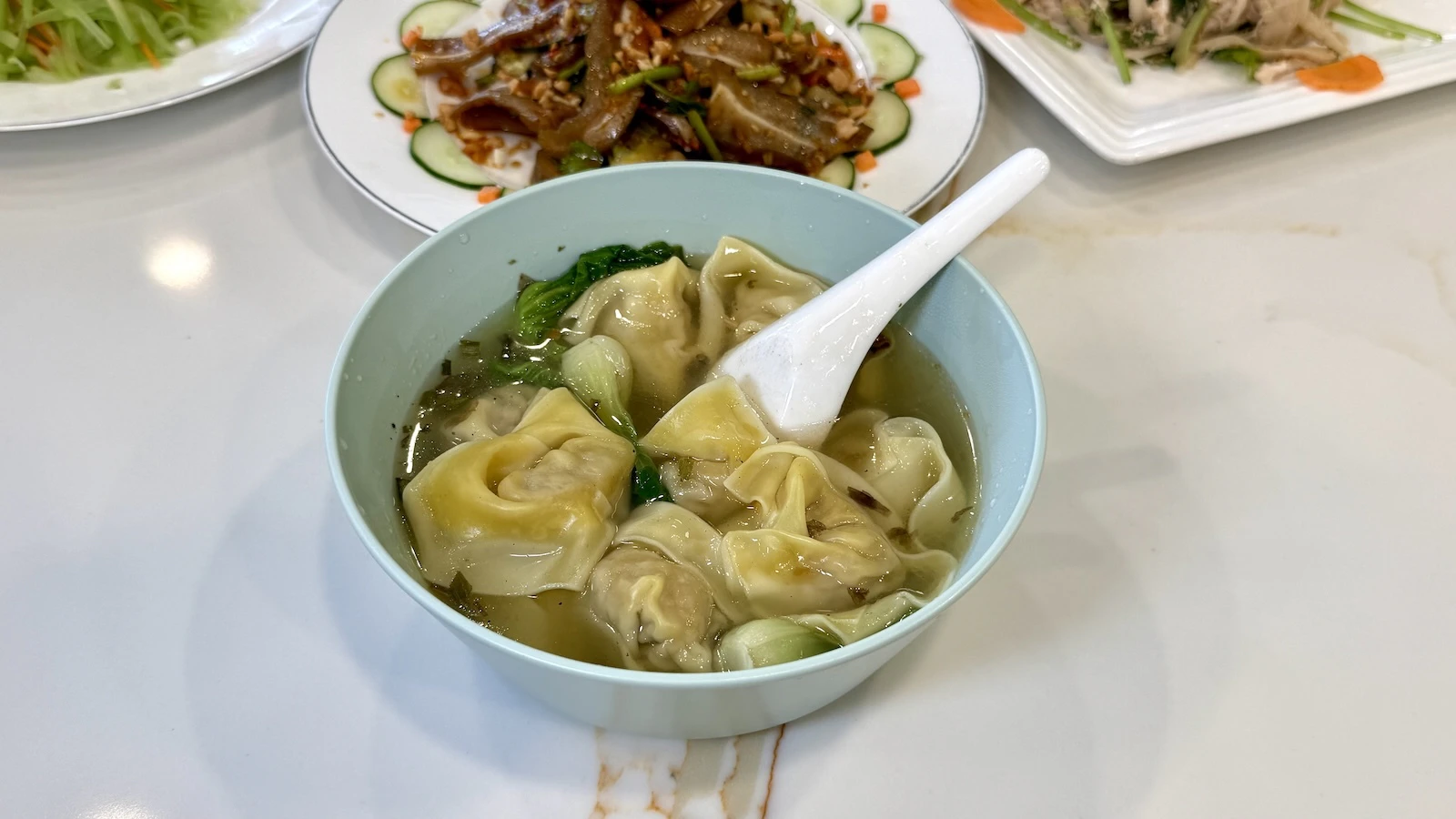 wontons in soup