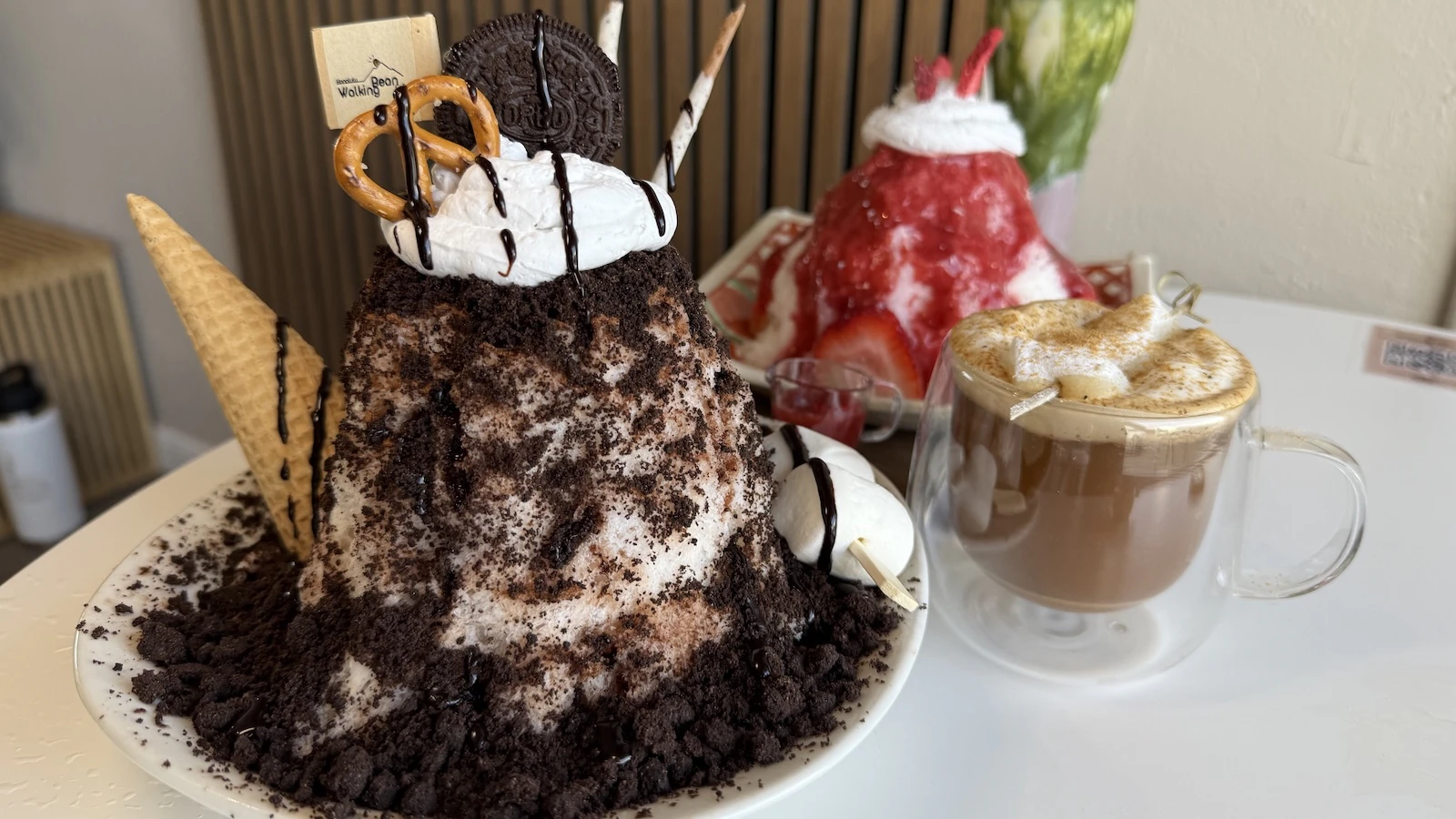 Oreo shave ice