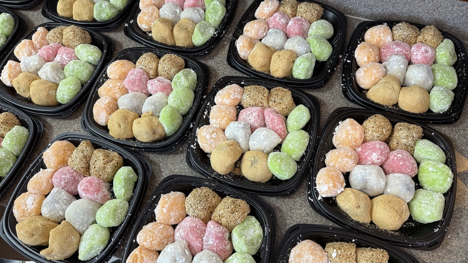 assorted mochi