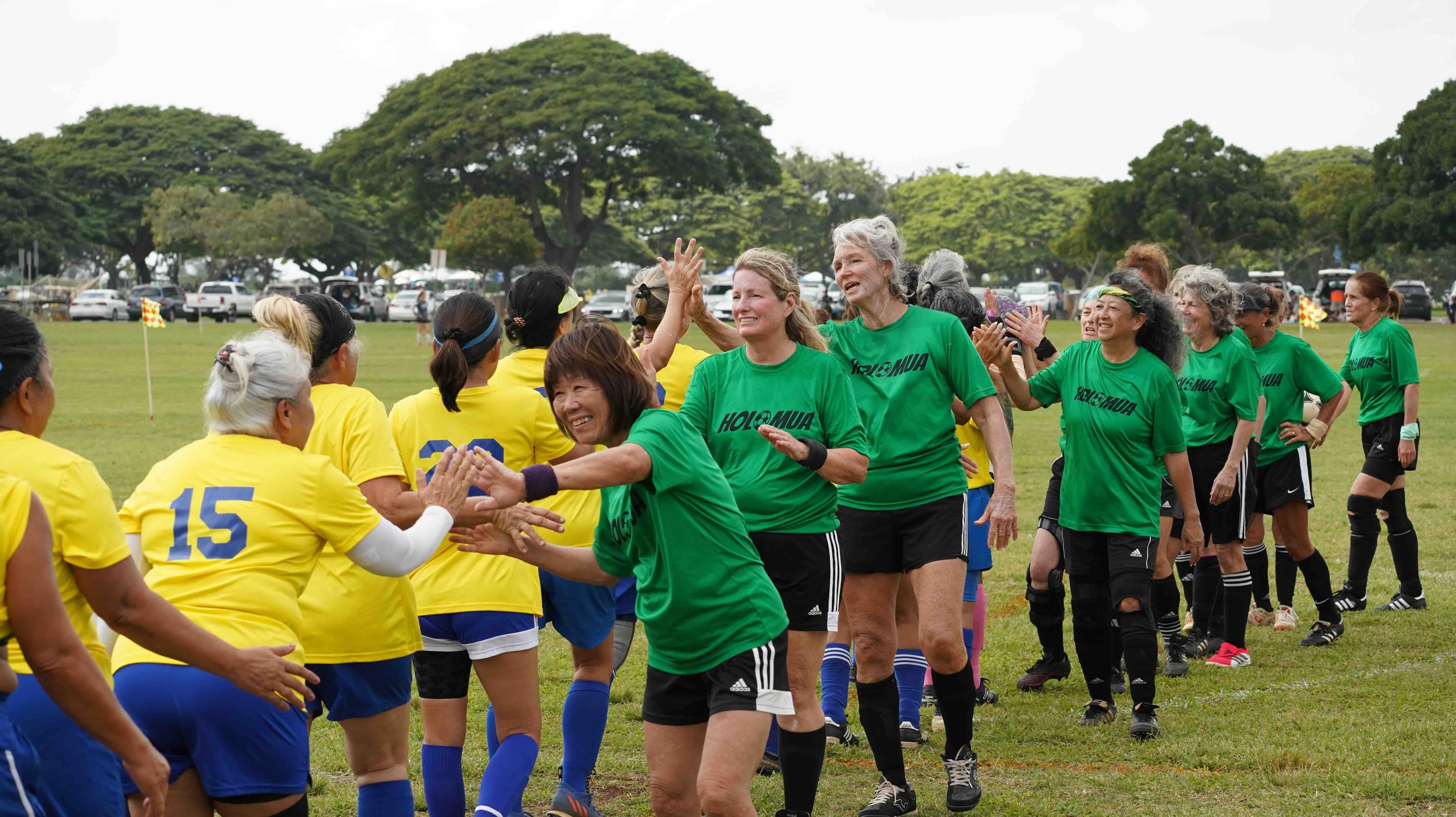 Over-50 soccer league aims to inspire women