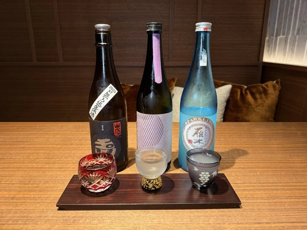 Sake tasting flight