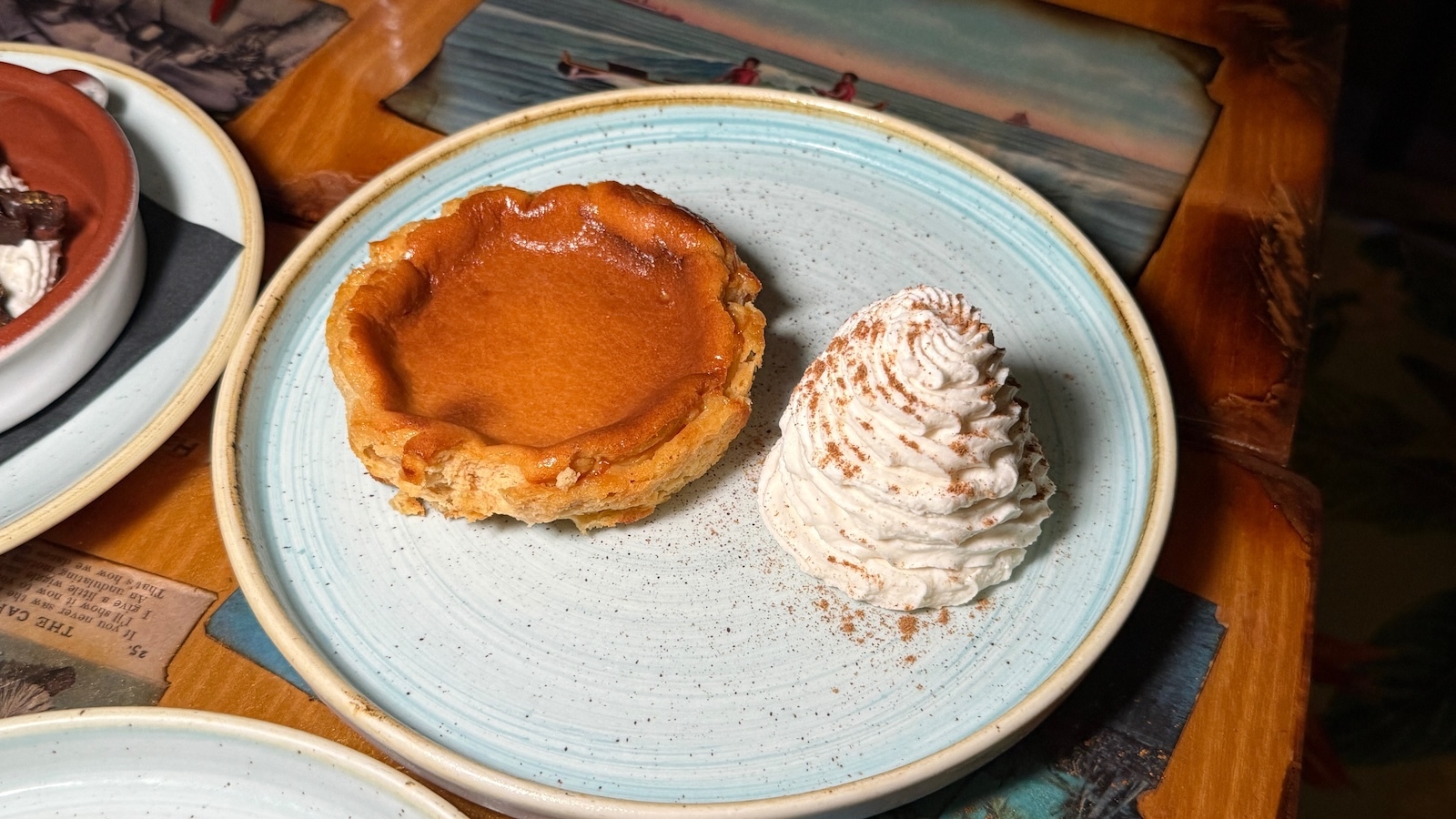 pumpkin basque cheesecake