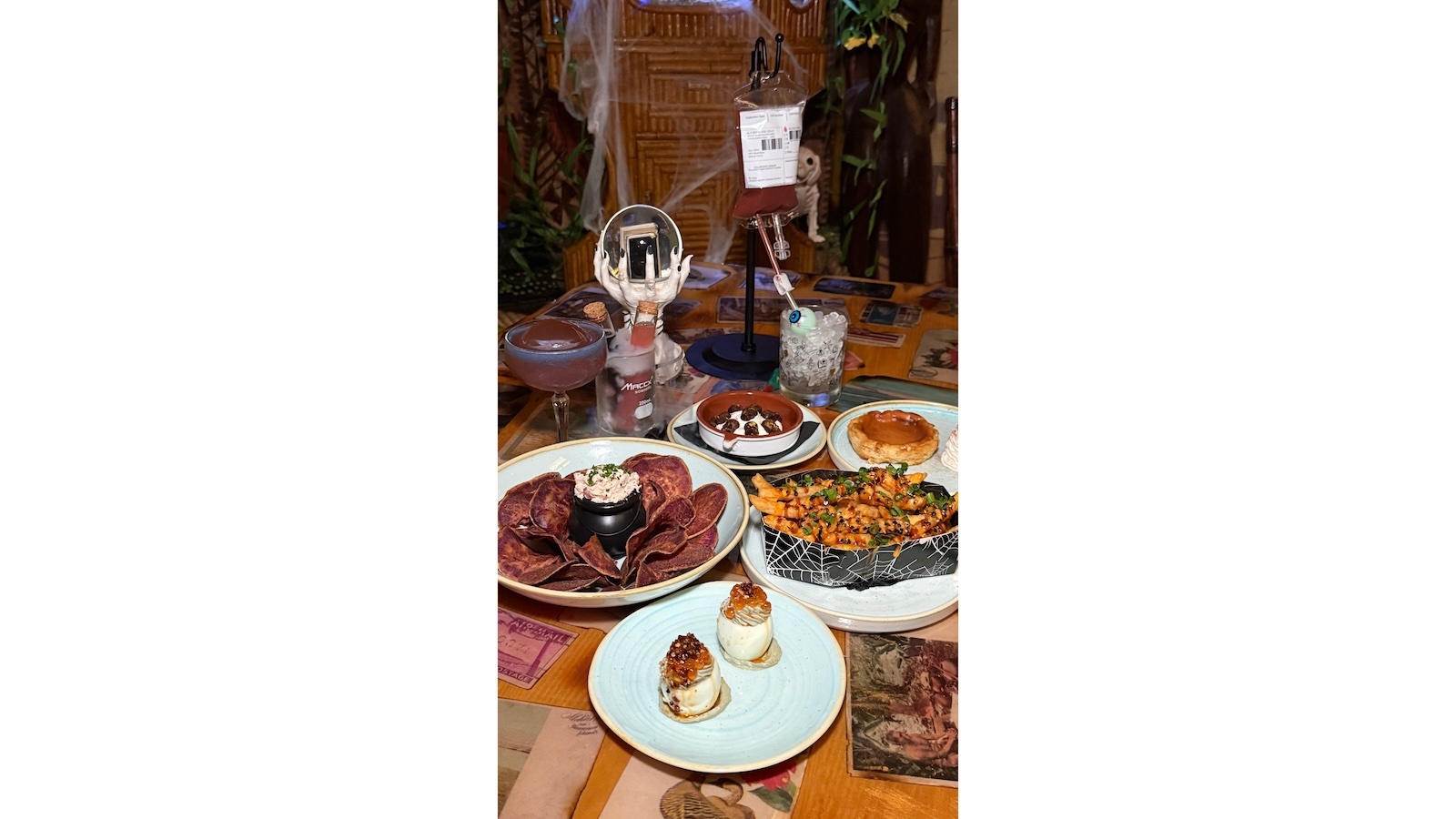Halloween dishes and drinks