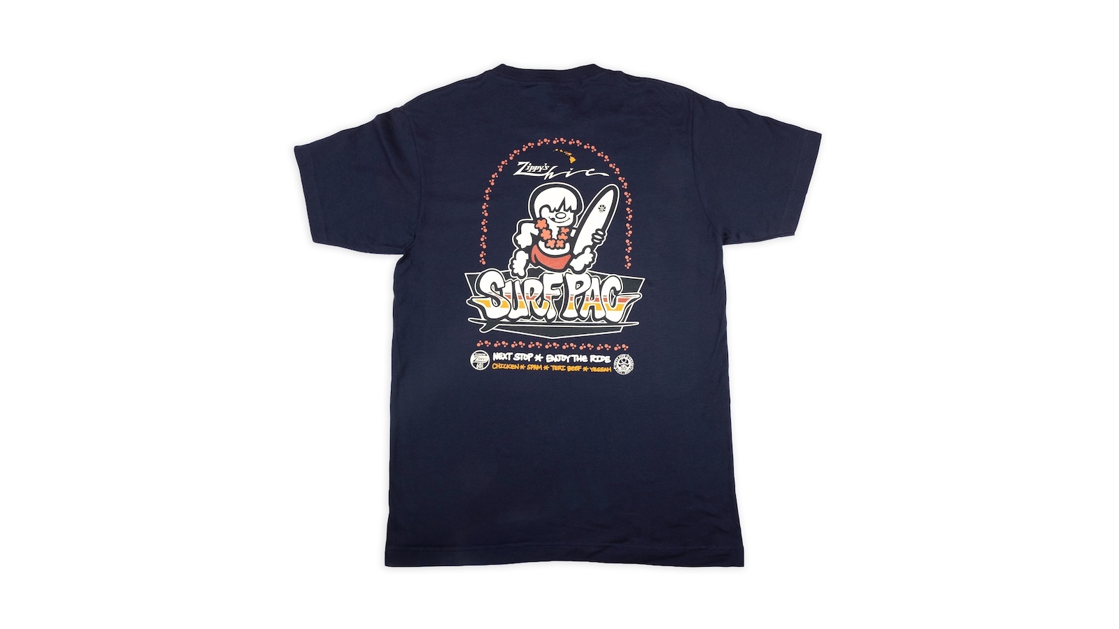 The Zippy's and Hawaiian Island Creations collaboration T-shirt.