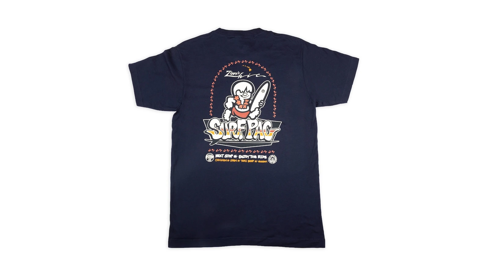 The Zippy's and Hawaiian Island Creations collaboration T-shirt.