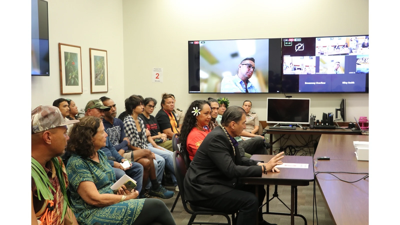 people sitting in a boardroom