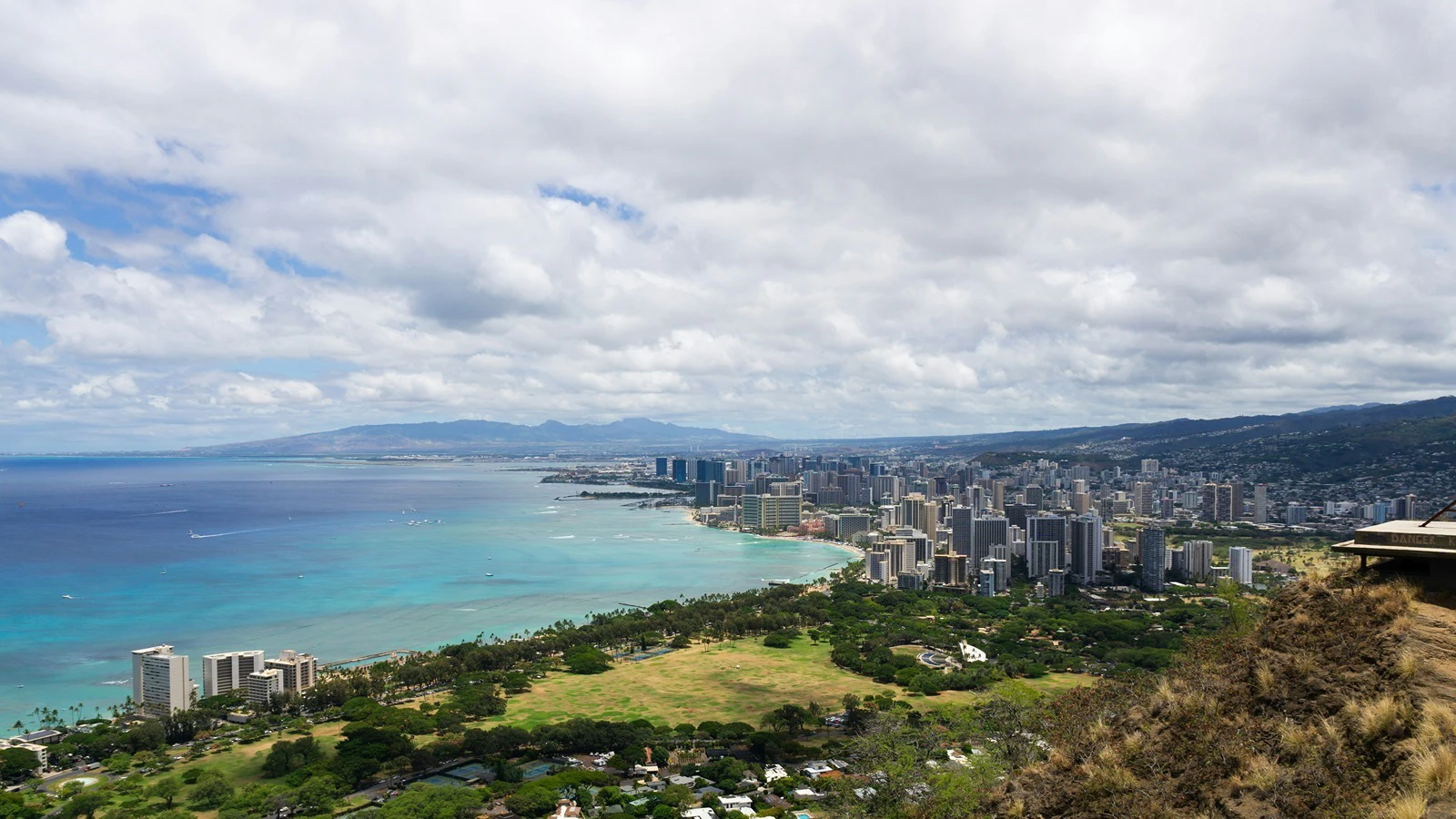 A view of Honolulu