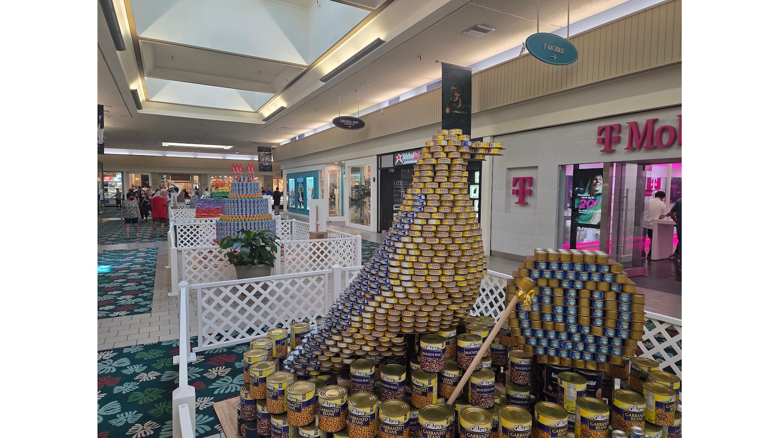 A display at AIA Honolulu's 20th annual CANstruction event in 2025.