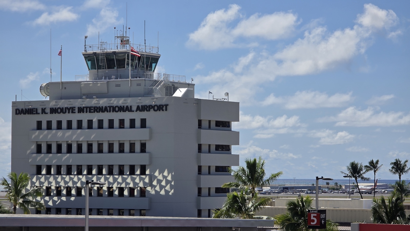 The Daniel K. Inouye International Airport in Honolulu.