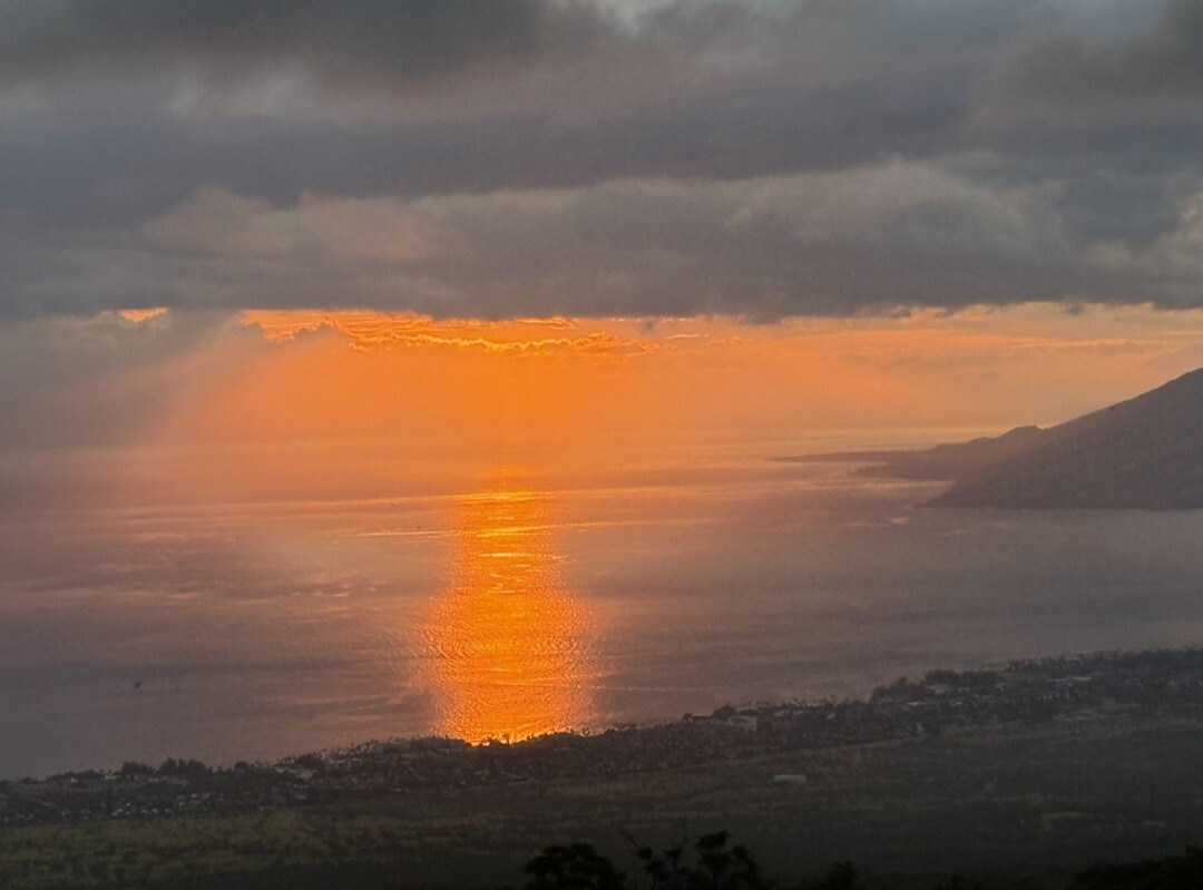Sunset from a plane.
