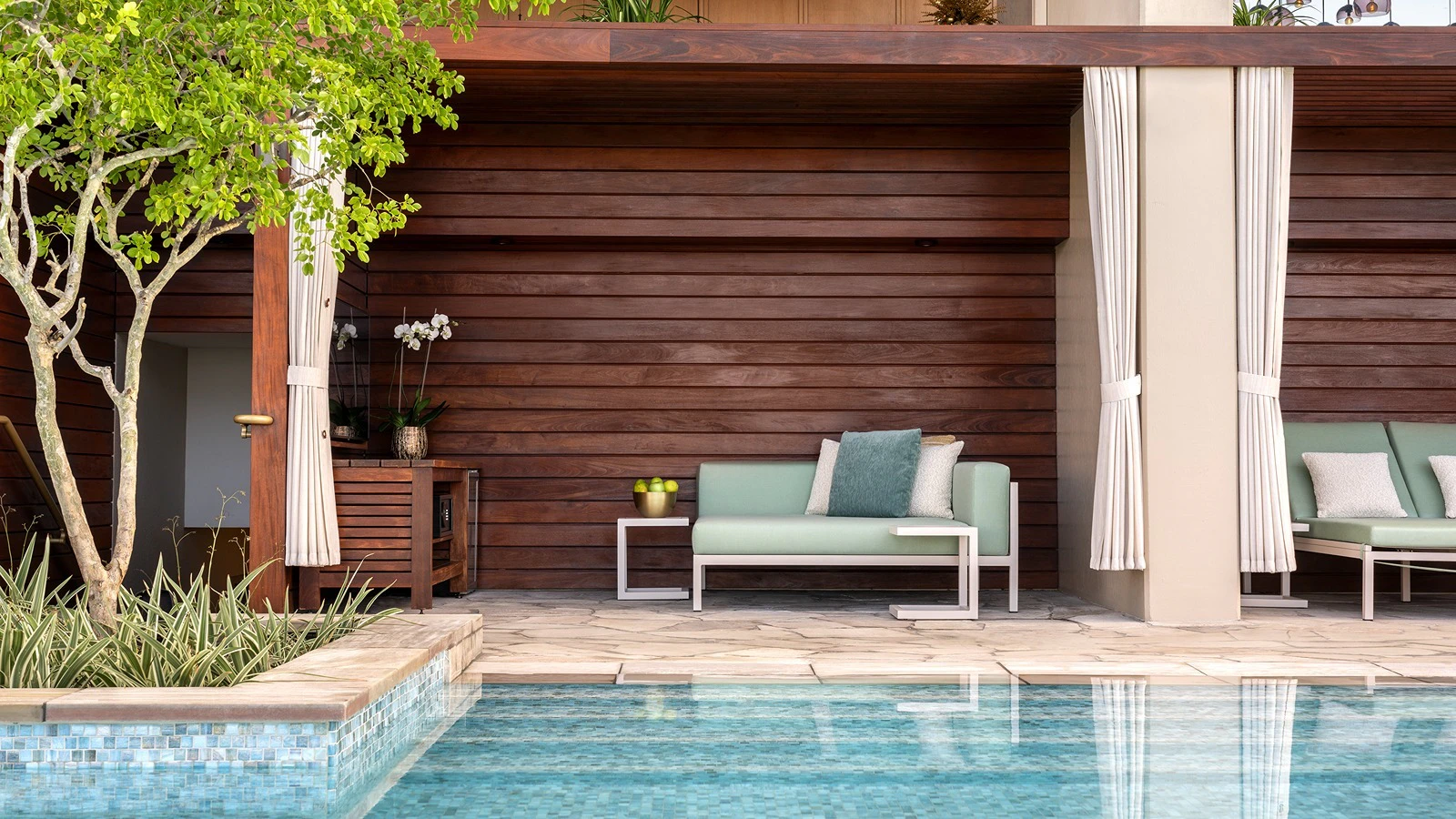 The adult pool at The Ritz-Carlton Residences, Waikiki Beach.