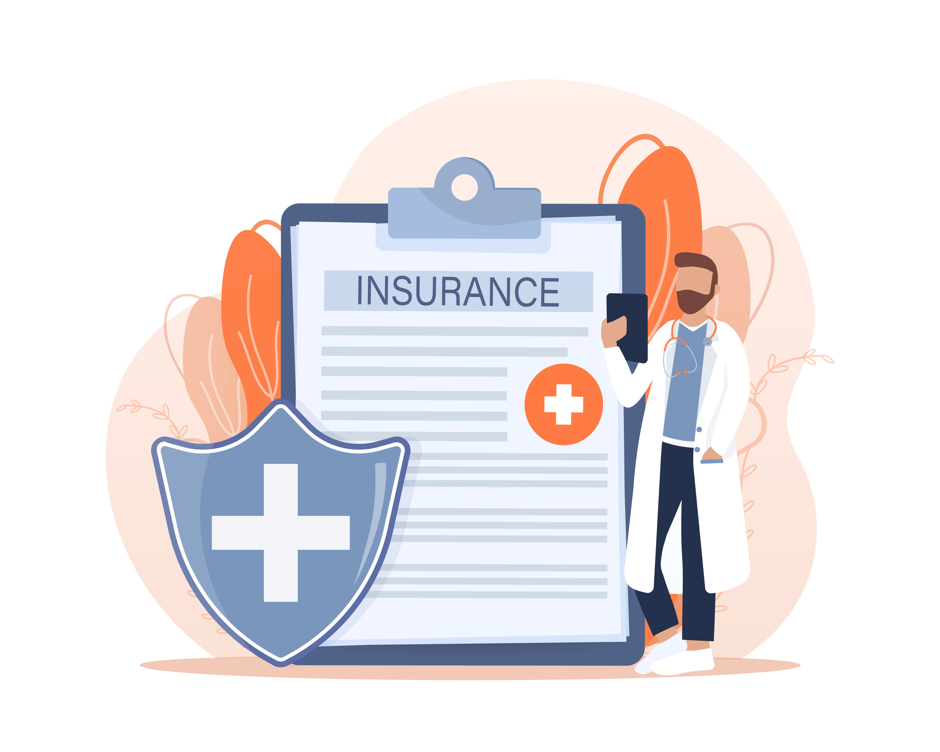 Health insurance concept illustration