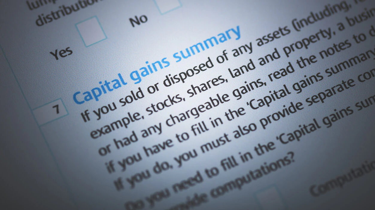 description of capital gains