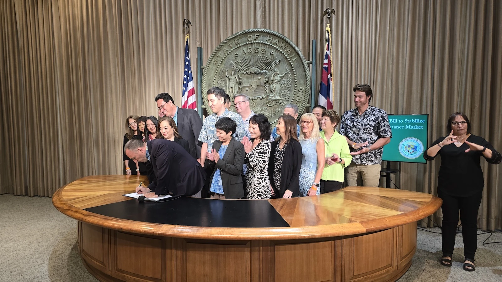 A new law, signed Gov. Josh Green on July 7, aims to help stabilize Hawai‘i's unstable property insurance market.