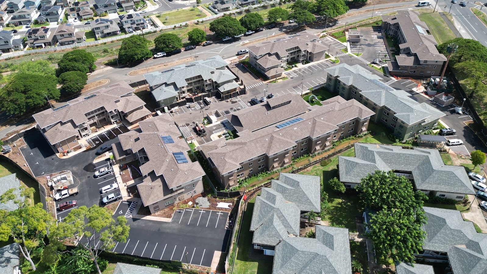 An aerial view of Kaleima‘o Village