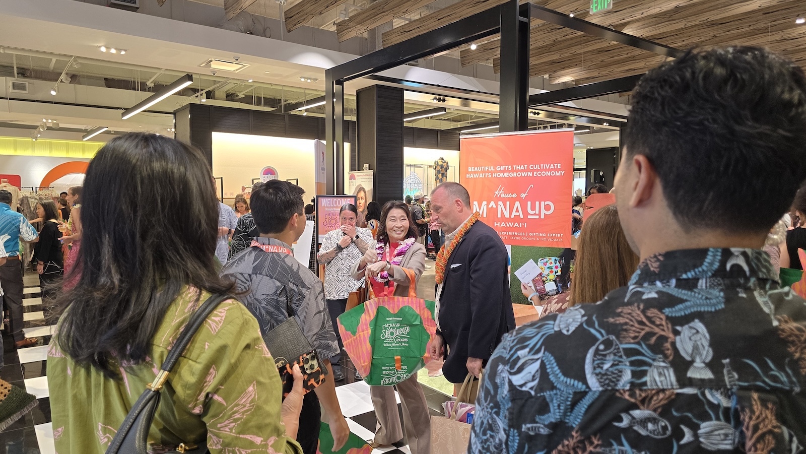 Gov. Josh Green and Lt. Gov. Sylvia Luke were among those who attended the Mana Up Showcase on Nov. 6.