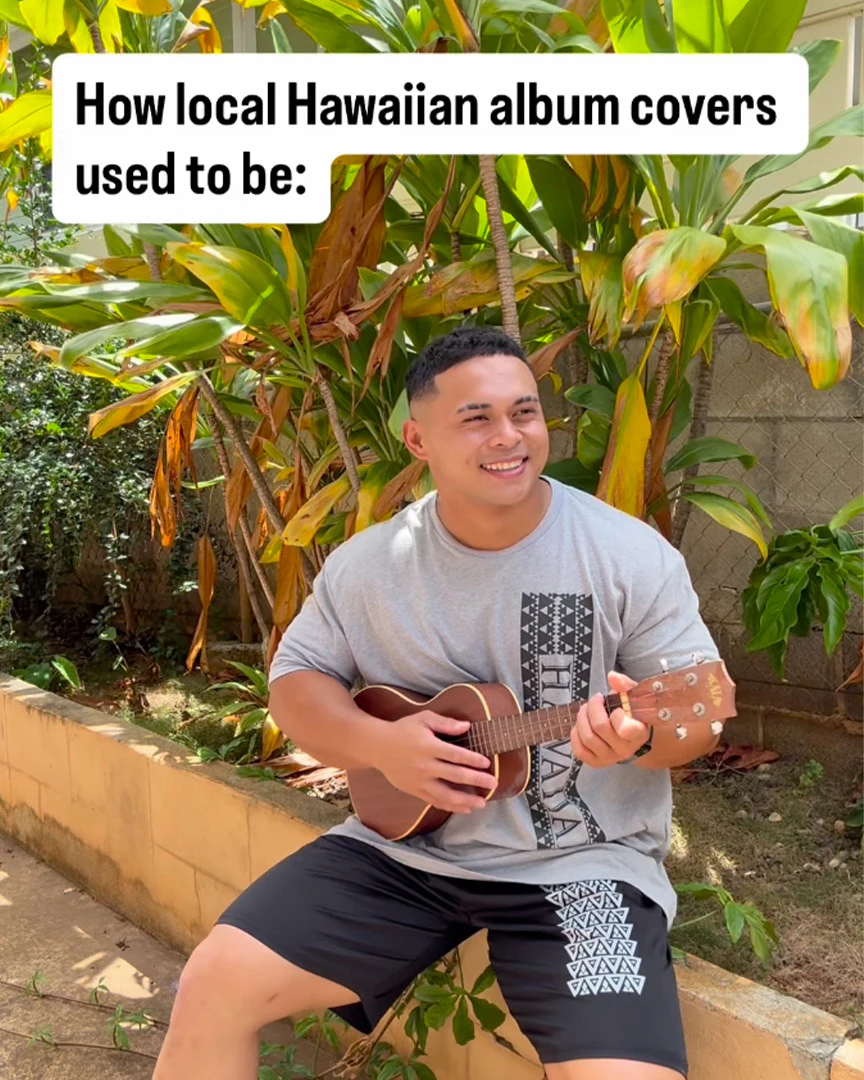 Hawai‘i Scene on Social: Hawaiian local album covers