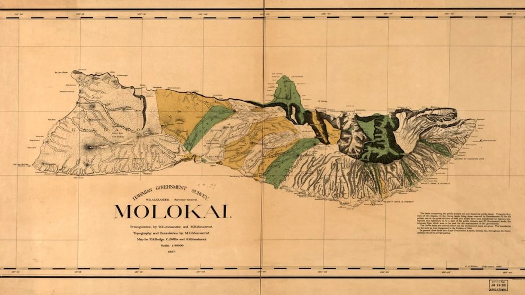 Contributors:
Dodge, F. S.
Alexander, W. D. (William De Witt), 1833-1913.
Monsarrat, M. D.
Willis, C. J.
Kanakanui, S. M.
Hawaii. Oihana Ana Aina Aupuni.
via: http://www.loc.gov/