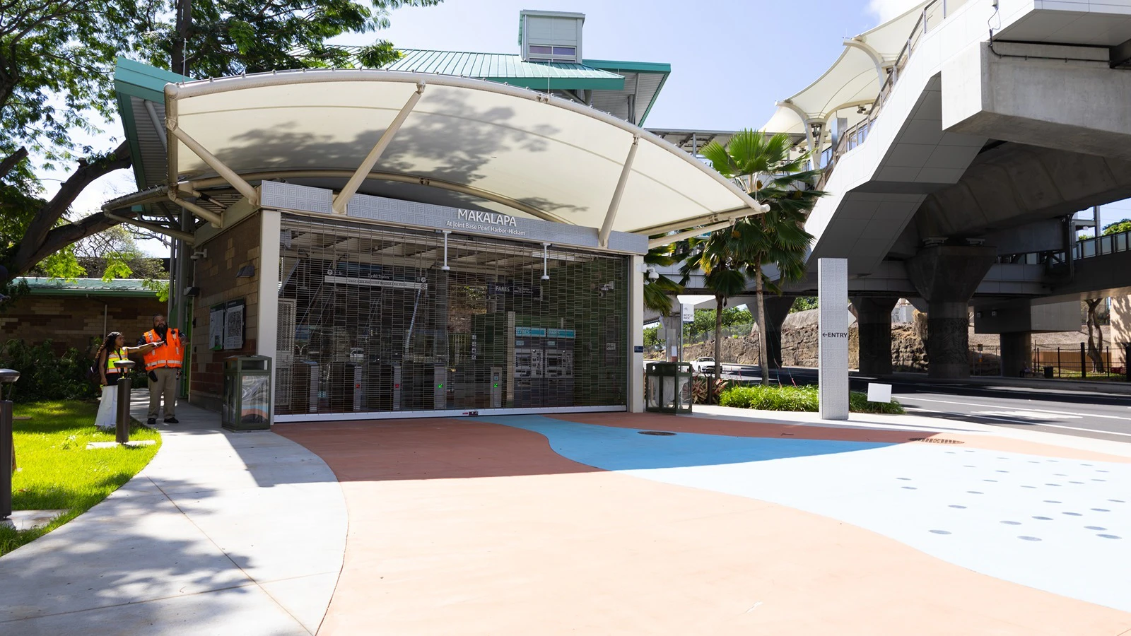 The Makalapa Skyline rail station.