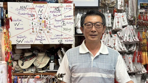 Michael Wu, a certified Feng Shui Master, provides birthday readings and house inspections.