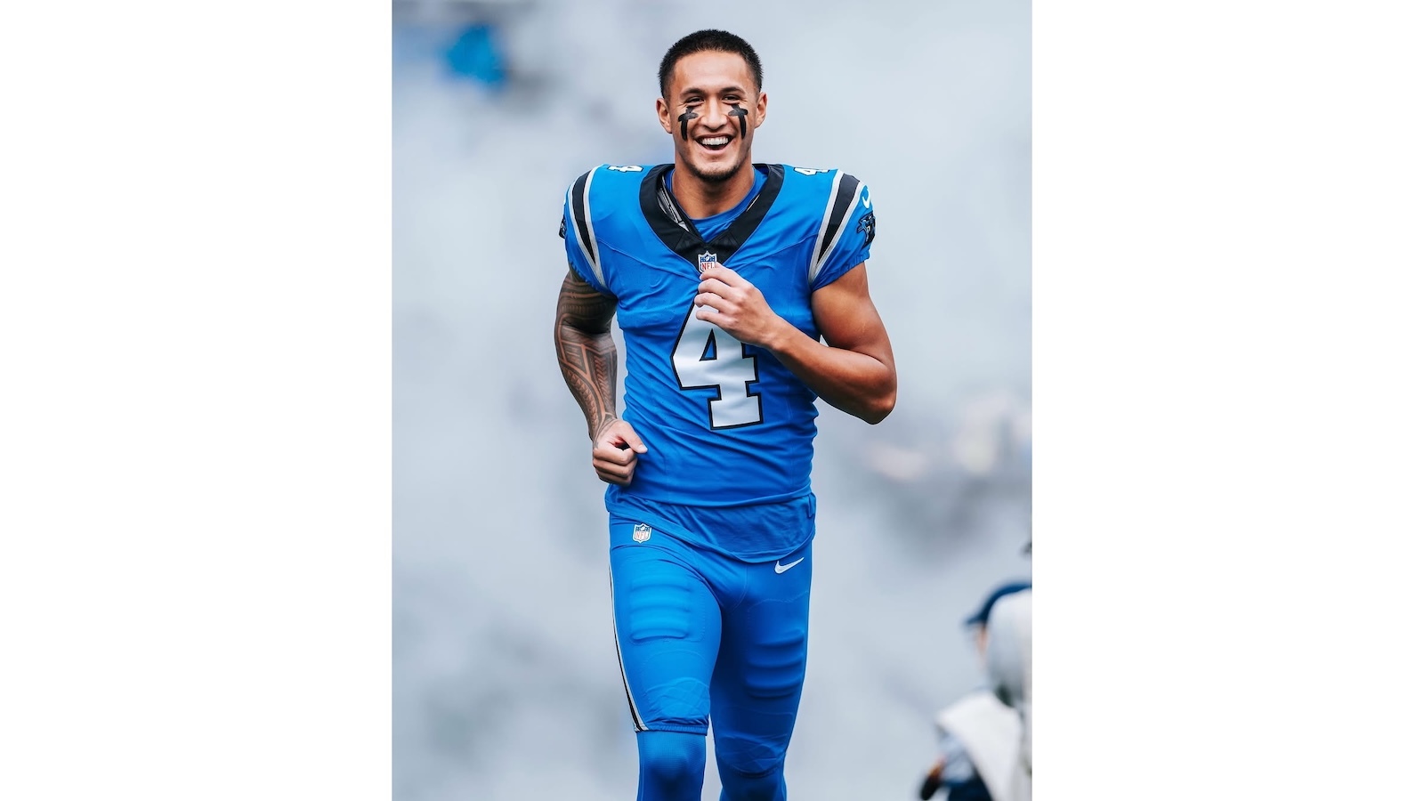 Waimānalo-raised NLF rookie Tetairoa McMillan.