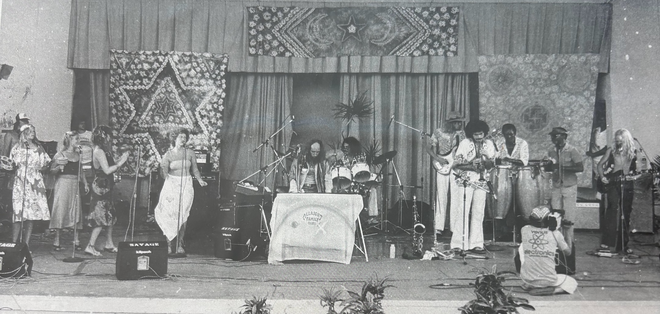 A photo from the archives of the Allright Family Band.