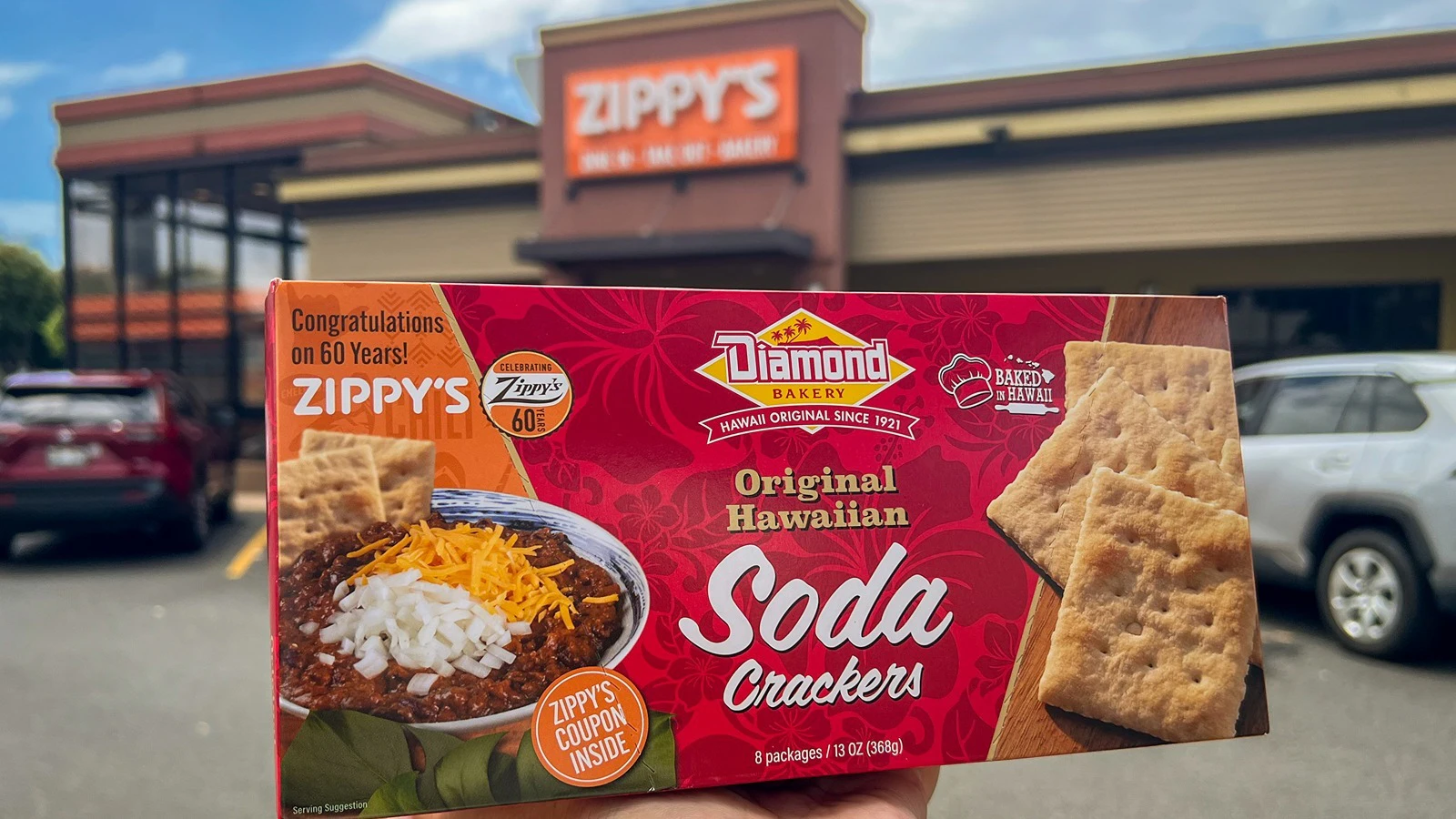 Zippy's, Diamond Bakery create limited soda cracker box