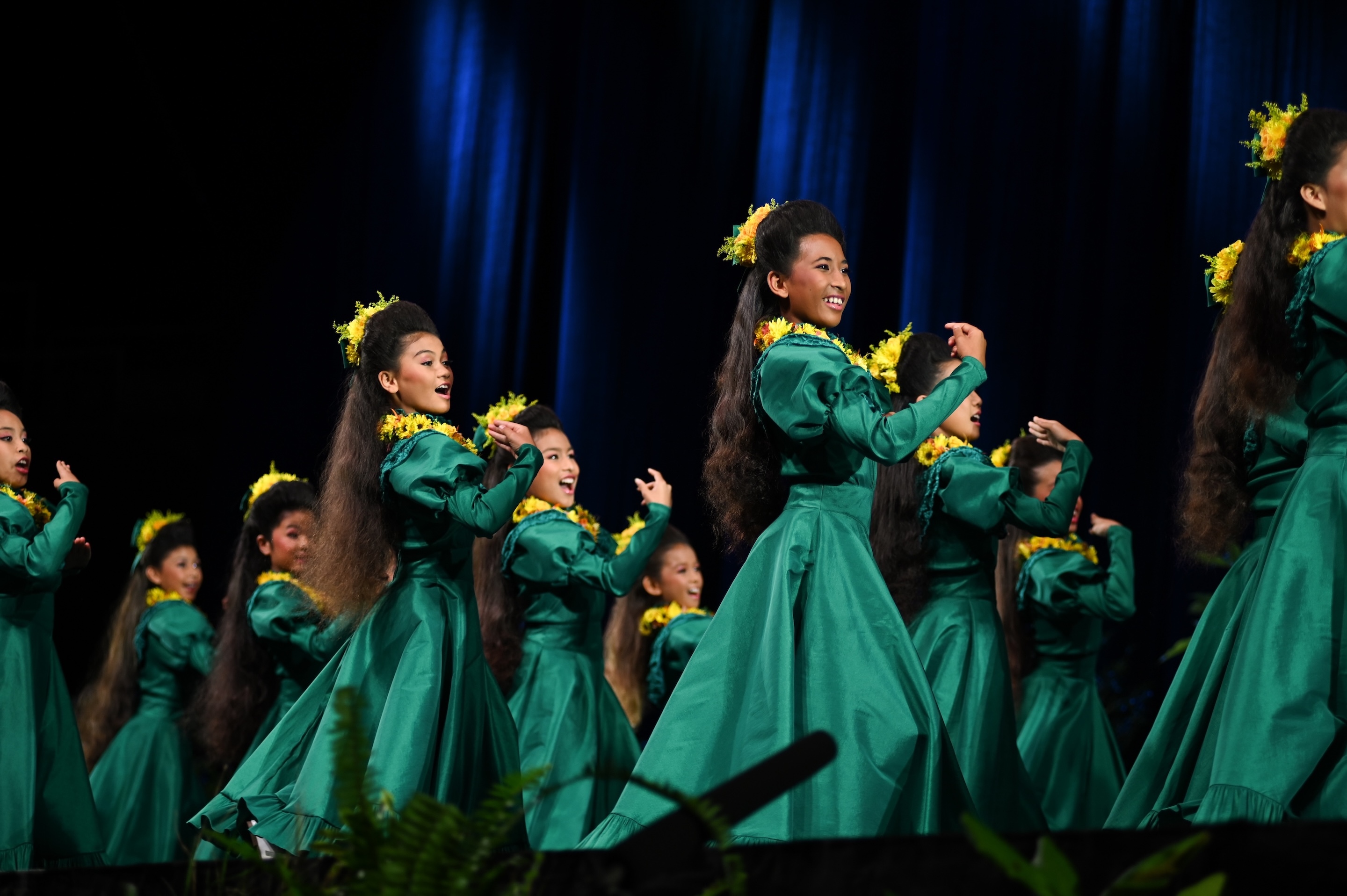 Hālau Hi’iakaināmakalehua, led by Kumu Hula Robert Keano Kaʻupu IV, captured the award for Hula ʻAuana — Kaikamāhine.