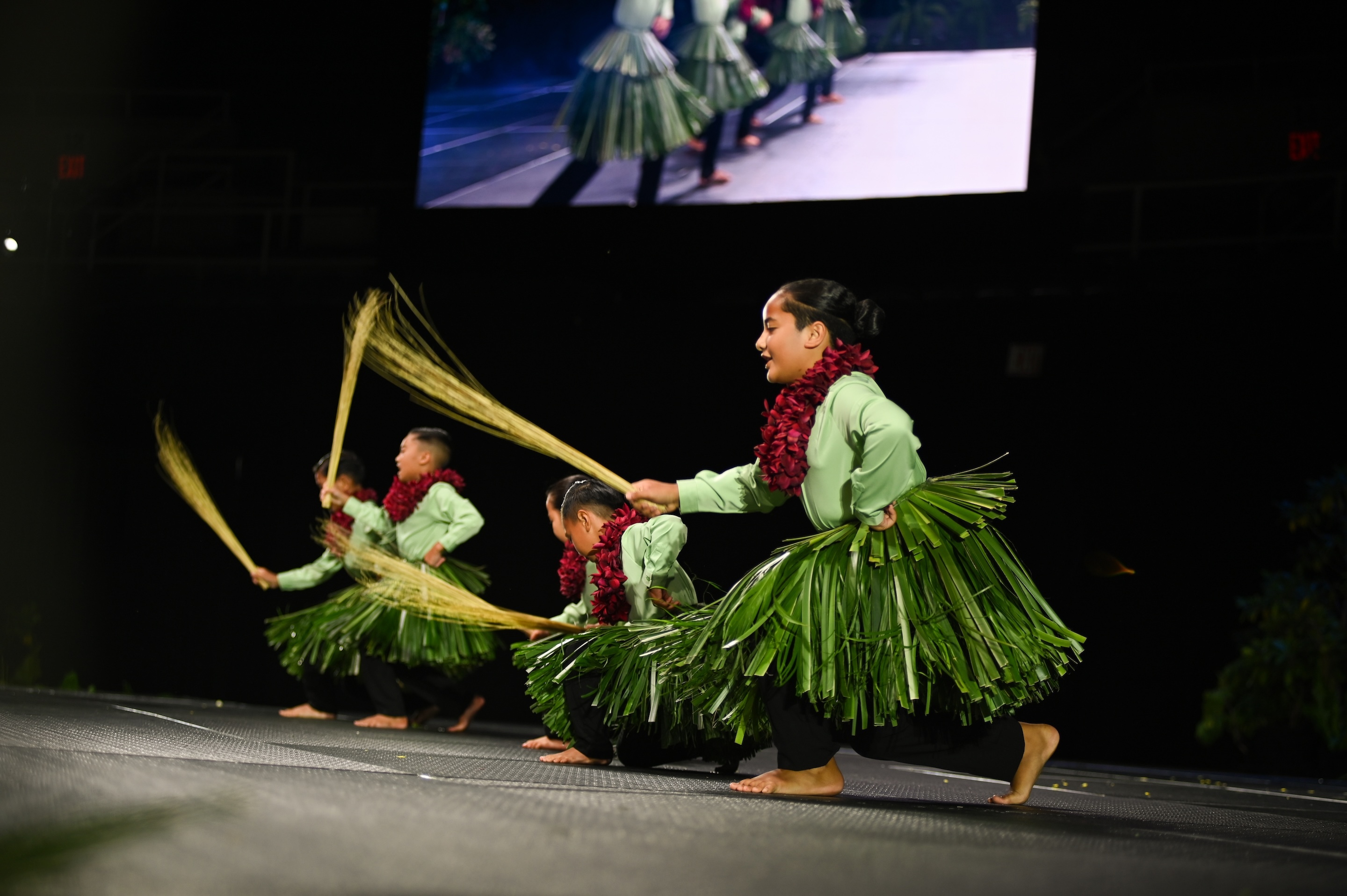 Hālau Hi’iakaināmakalehua, led by Kumu Hula Robert Keano Kaʻupu IV, won Hula ʻAuana — Kāne.