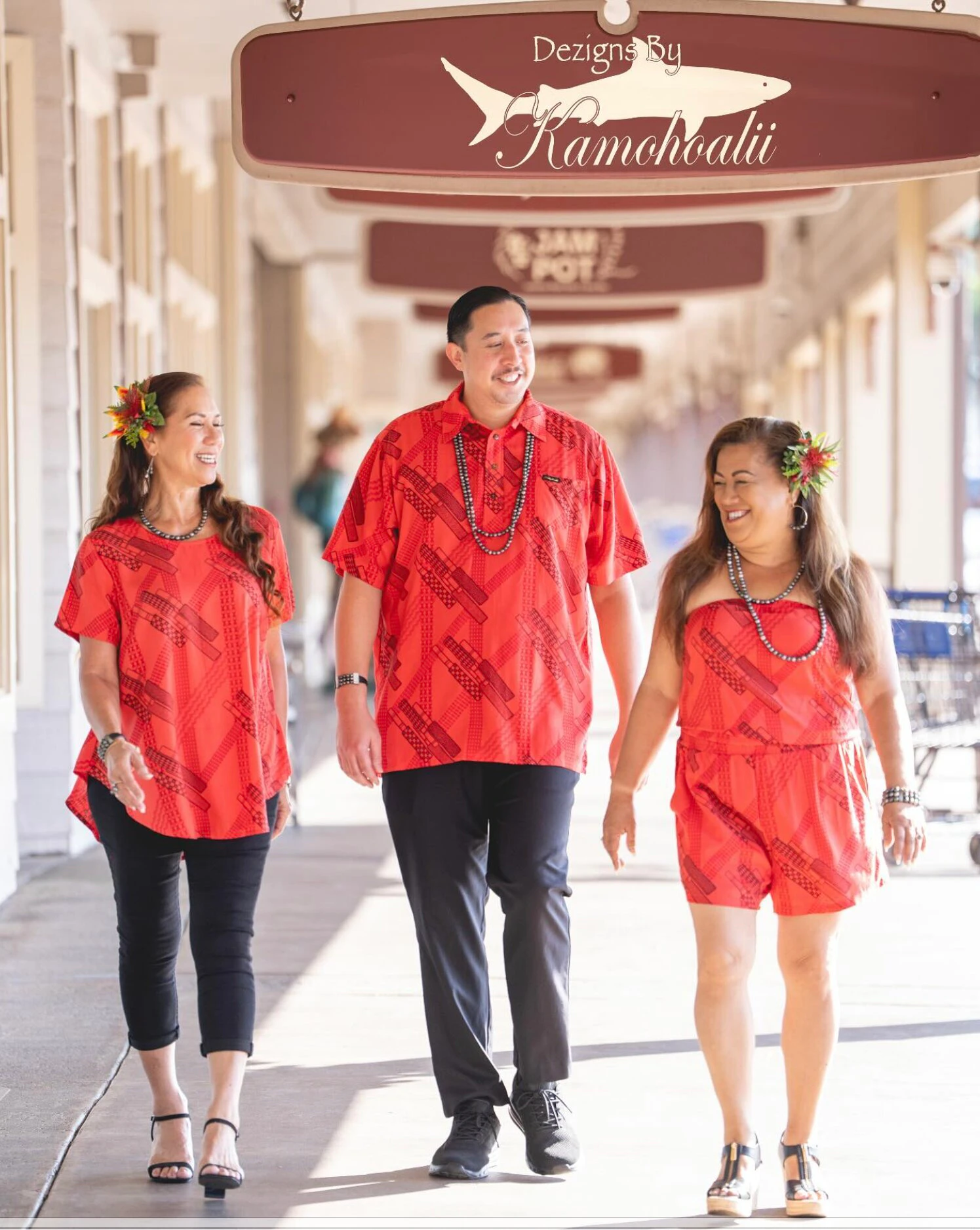 Dezigns by Kamohoalii released new designs to honor Laka, the hula goddess, and Haumea, Pele’s mother, which are available at the Merrie Monarch Festival’s Invitational Hawaiian Arts Fair.