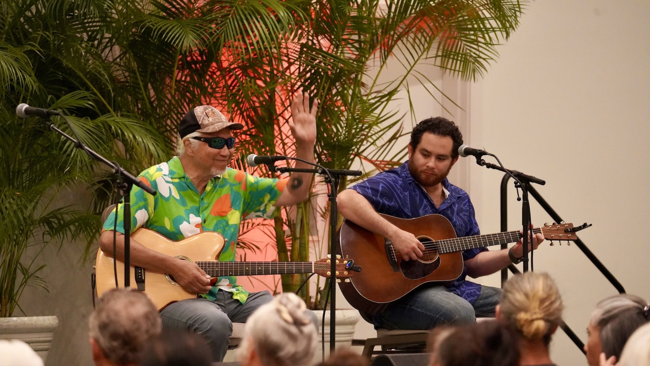 Brother Noland and Danny Carvalho, who is part of Kailua Moon.