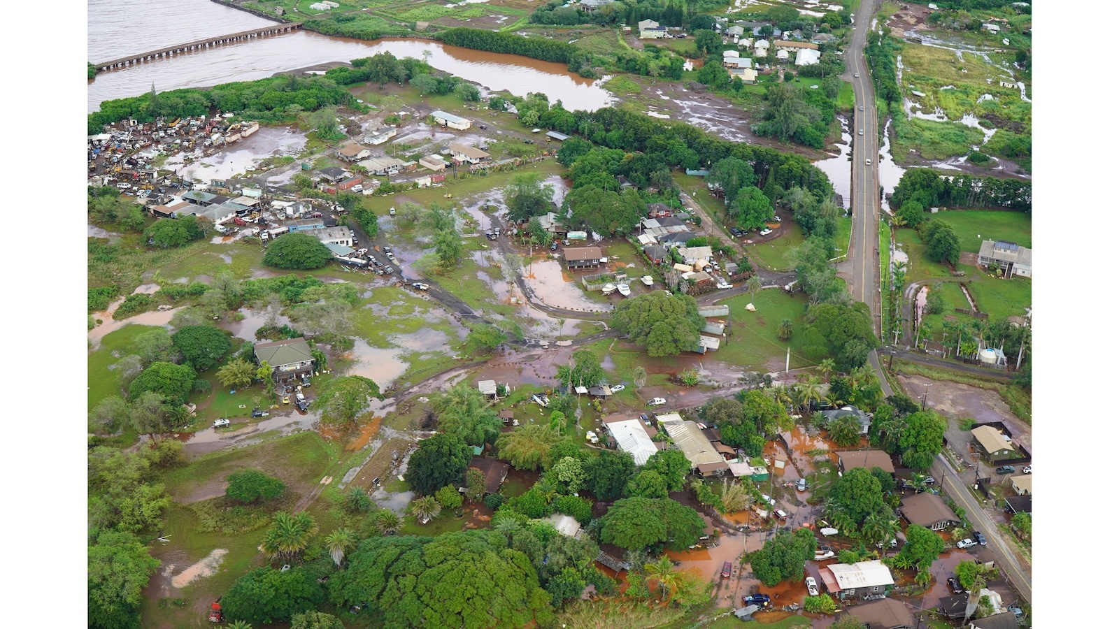 Significant flooding and damage on Saturday amid the Kona low.