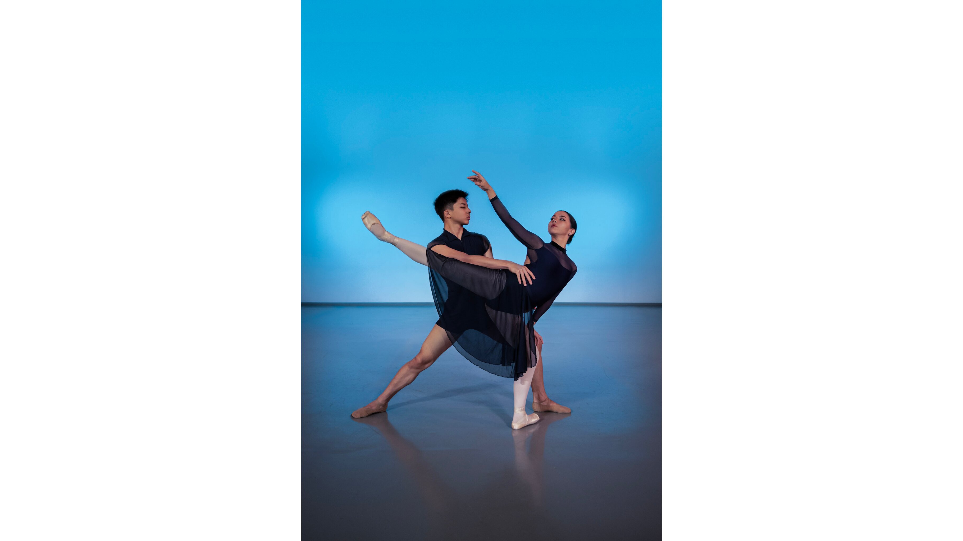 Gabe Salonga, left, and Emma Belatti, right, will perform as soloists in “Forces of Nature.”