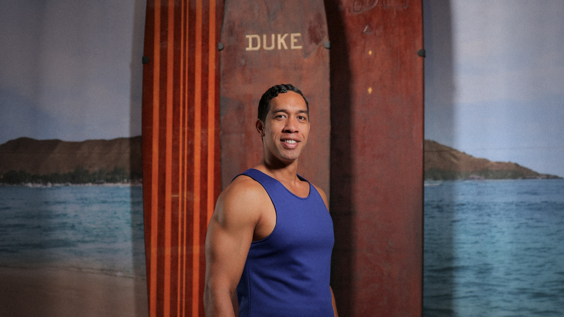 Moses Goods plays Duke Paoa Kahanamoku in the one-man show "Duke," which kicks off a summer tour at Blue Note Hawaiʻi in Waikīkī.