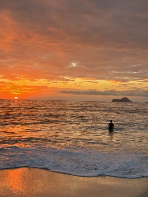 Sunset at Bellows Beach