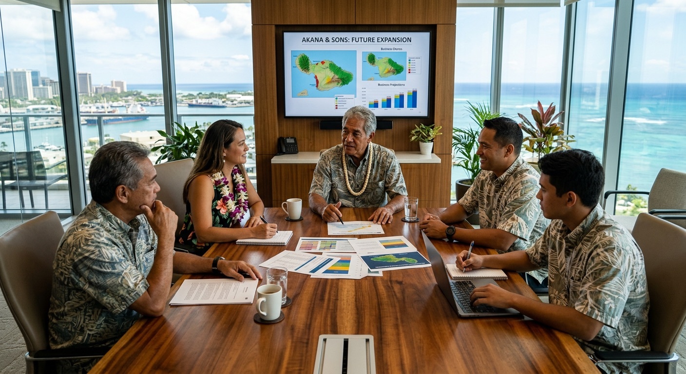 a meeting of a family office