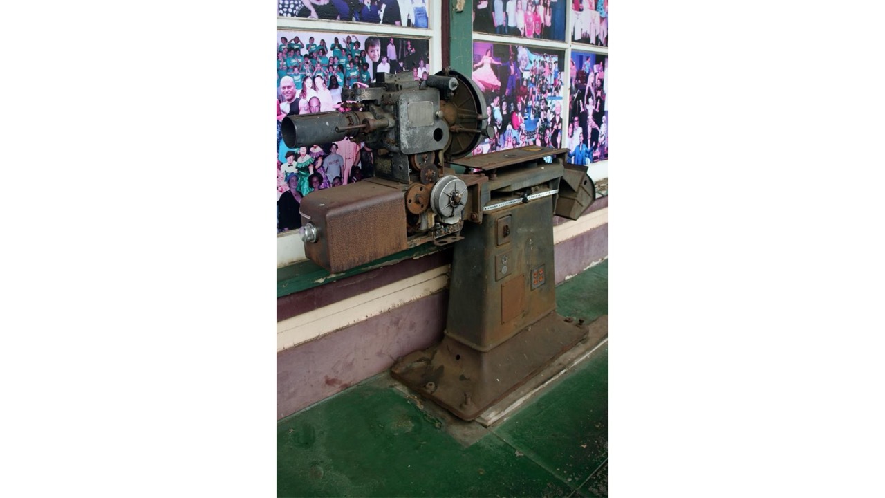 Aloha Theater movie projector