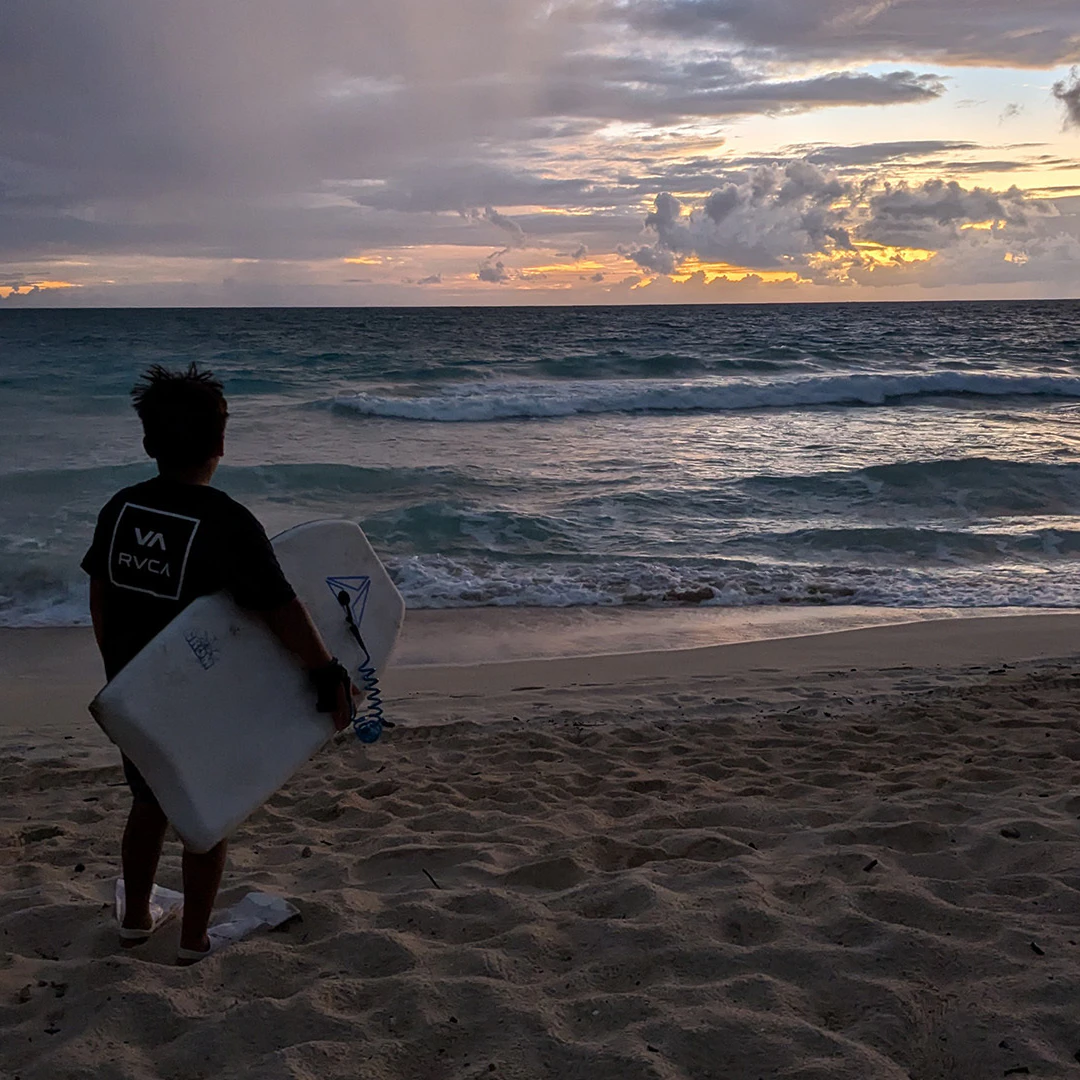Sunrise at Sherwood Beach