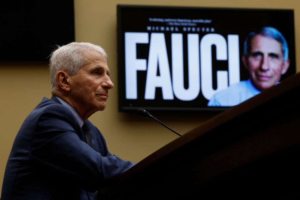 Dr. Anthony Fauci testifying