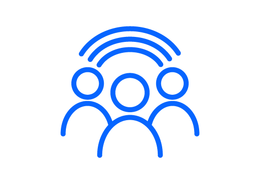 An icon that represents A voice for every perspective.