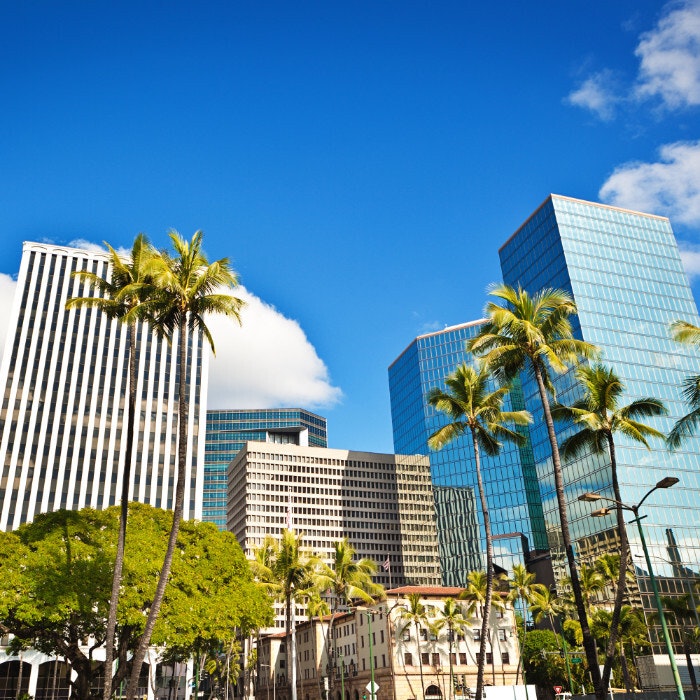 Photo of a city in Hawaii.