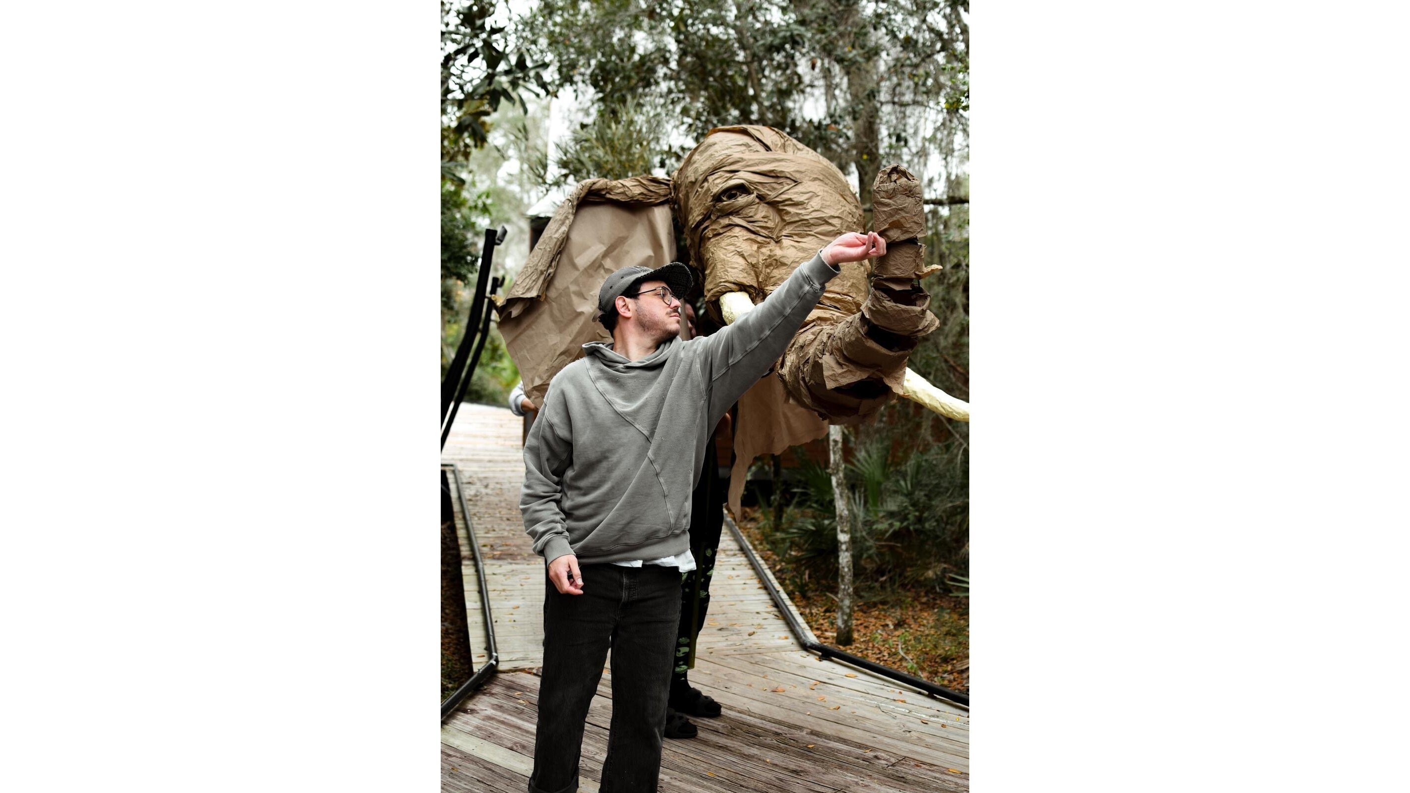 Greg Corbino will create puppets to illustrate “Carnival of the Nearly Extinct Animals,” which has performances in Honolulu this September.