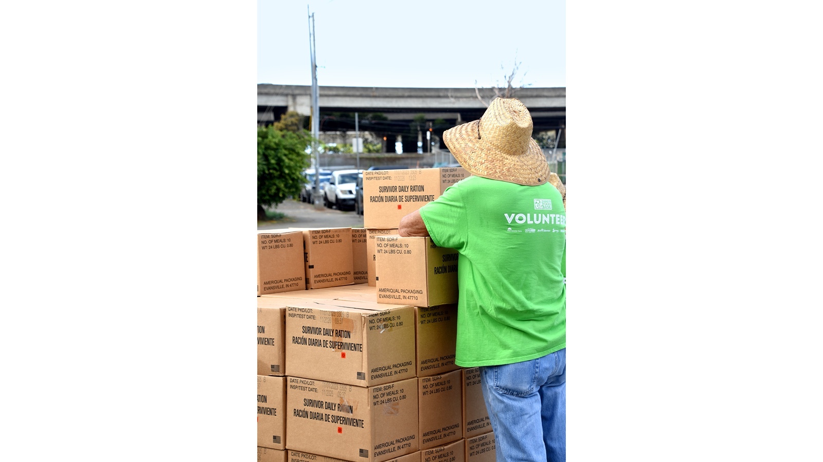 Hawaiʻi Food Bank, survivor daily rations
